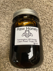 Craig's "Farmington Hill Honey" - Raw Honey - 1lb